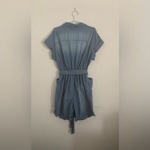 Eloquii Elements Women’s Denim Romper Size 16